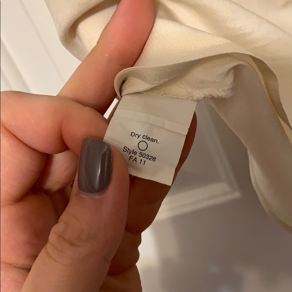 Ivory J.Crew Sleeveless Top - Picture 4 of 5